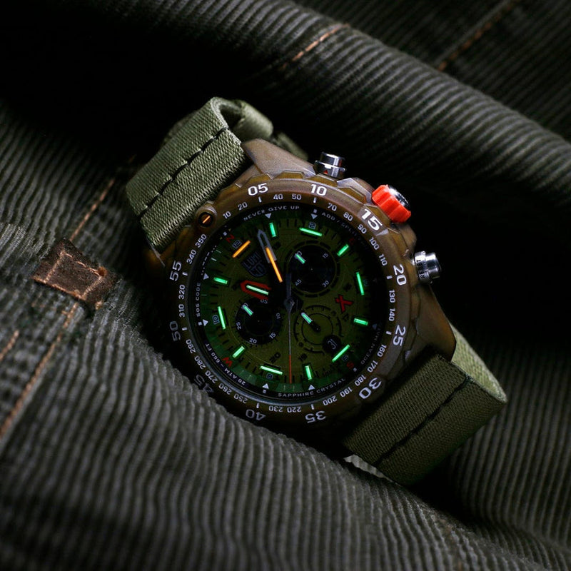 Luminox Bear Grylls Survival MASTER x #Tide ECO Chronograph Watch Green - Twin Flame Collections