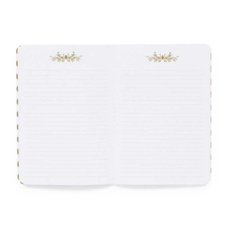 Rifle Paper Co - Pack of 3 Stitched Notebooks - Ruled - Large - Marguerite - Twin Flame Collections